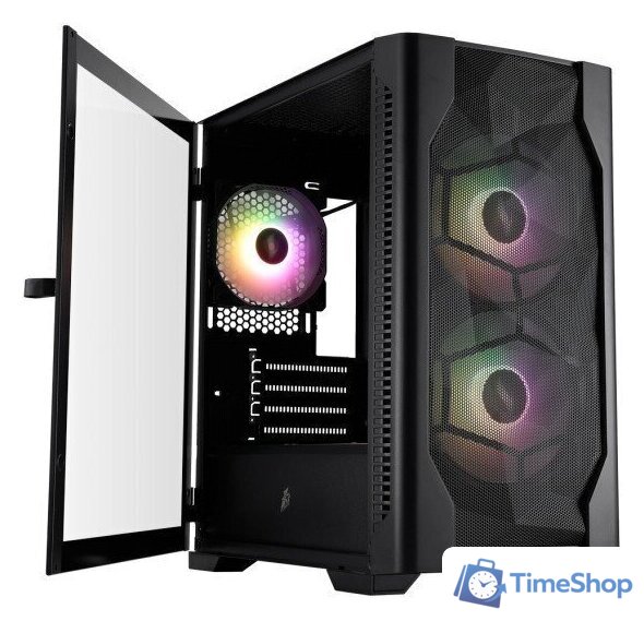 Корпус 1stPlayer D4-M ARGB (черный) - Изображение №2 — Интернет-магазин Time-Shop