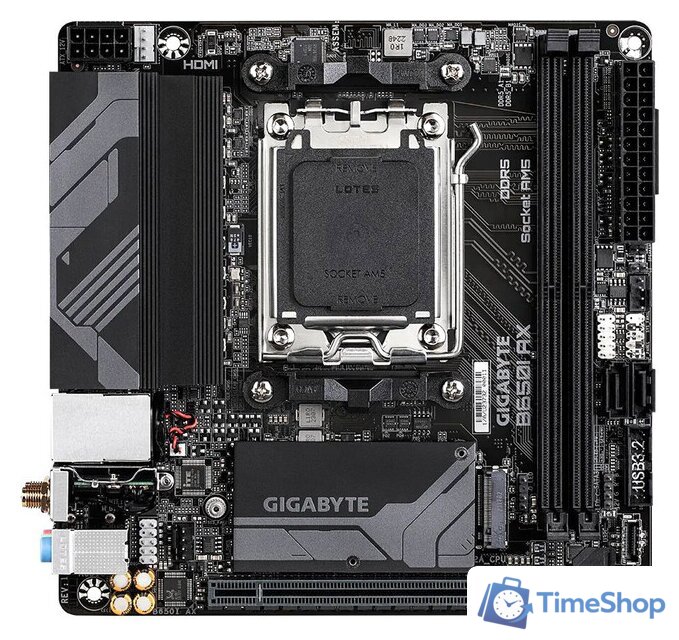 Материнская плата Gigabyte B650I AX (rev. 1.0) - Изображение №1 — Интернет-магазин Time-Shop