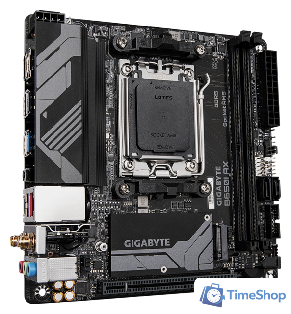 Материнская плата Gigabyte B650I AX (rev. 1.0) - Изображение №3 — Интернет-магазин Time-Shop