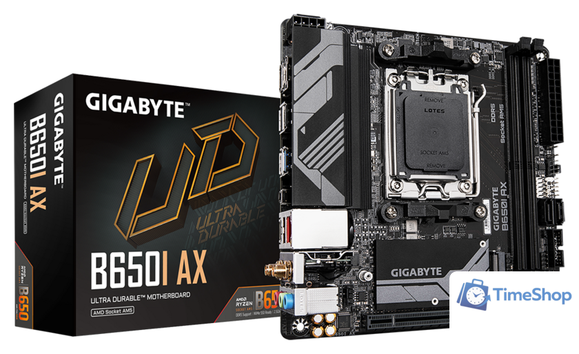 Материнская плата Gigabyte B650I AX (rev. 1.0) - Изображение №2 — Интернет-магазин Time-Shop