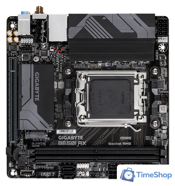 Материнская плата Gigabyte B650I AX (rev. 1.0) - Изображение №4 — Интернет-магазин Time-Shop