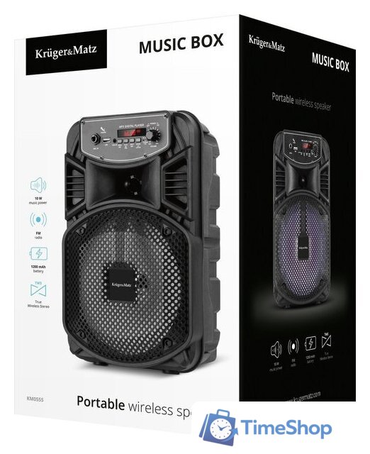 Беспроводная колонка Kruger & Matz Music Box KM0555 - Изображение №5 — Интернет-магазин Time-Shop