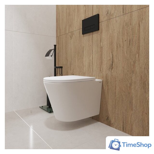 Унитаз подвесной Lauter Longer 2110822 с кнопкой 219702F (квадратная, белый) - Изображение №18 — Интернет-магазин Time-Shop