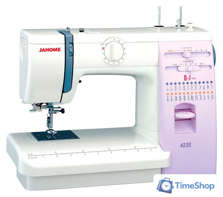Электромеханическая швейная машина Janome 423S - Изображение №1 — Интернет-магазин Time-Shop