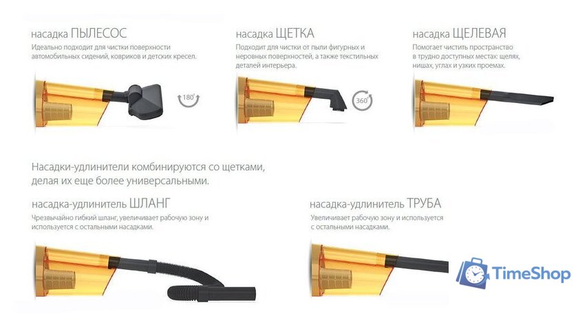 Автомобильный пылесос Агрессор AGR-150 Smerch - Изображение №3 — Интернет-магазин Time-Shop