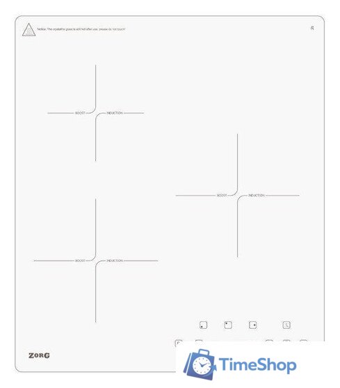 Варочная панель ZorG INO45 white - Изображение №1 — Интернет-магазин Time-Shop