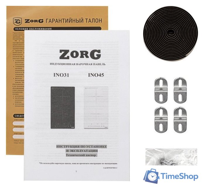 Варочная панель ZorG INO45 white - Изображение №7 — Интернет-магазин Time-Shop