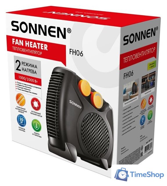Тепловентилятор Sonnen FH06 - Изображение №2 — Интернет-магазин Time-Shop