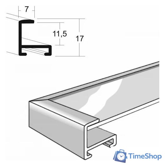  Алмаз-Люкс Зеркало М-409 - Изображение №7 — Интернет-магазин Time-Shop