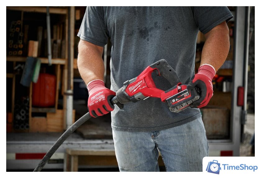 Вибратор глубинный Milwaukee M18 FUEL M18FCVN12-0 4933479596 (без АКБ) - Изображение №7 — Интернет-магазин Time-Shop