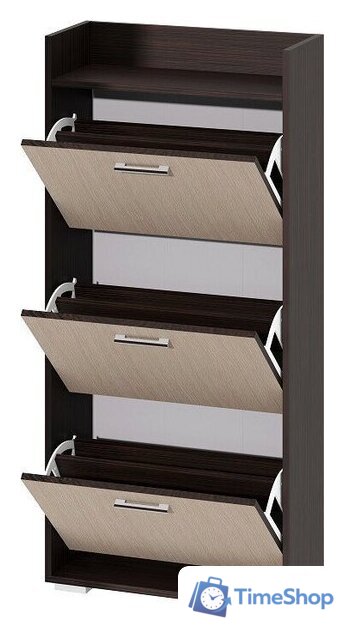 Тумба для обуви Памир 3С (венге/белфорт) - Изображение №2 — Интернет-магазин Time-Shop