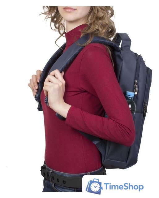 Городской рюкзак Rivacase 8262 (синий) - Изображение №9 — Интернет-магазин Time-Shop