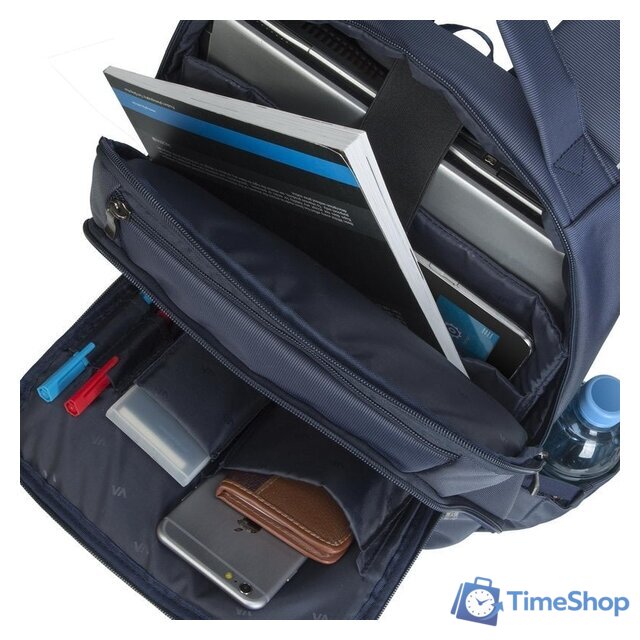 Городской рюкзак Rivacase 8262 (синий) - Изображение №6 — Интернет-магазин Time-Shop