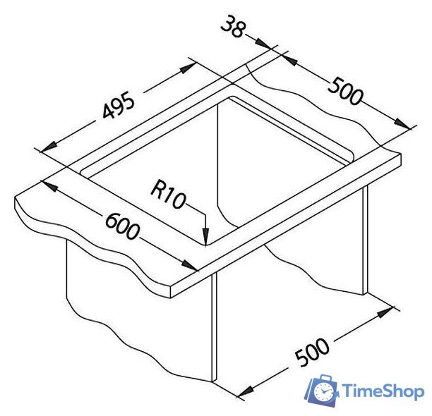 Кухонная мойка Alveus Pure 30 - Изображение №3 — Интернет-магазин Time-Shop