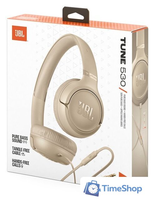 Наушники JBL Tune 530 (бежевый) - Изображение №10 — Интернет-магазин Time-Shop