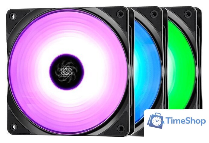 Комплект вентиляторов для корпуса DeepCool RF 120 (3 шт.) - Изображение №1 — Интернет-магазин Time-Shop
