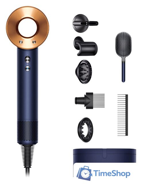 Фен Dyson HD07 Supersonic (евровилка, берлинская лазурь/медный) - Изображение №1 — Интернет-магазин Time-Shop