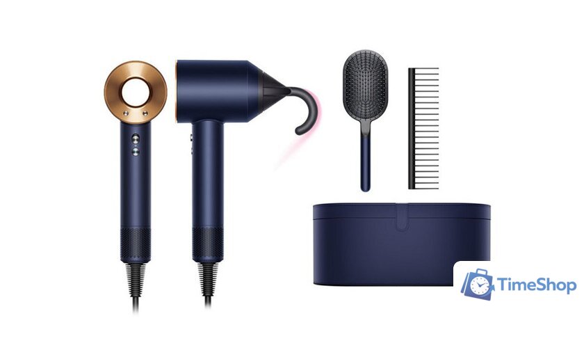 Фен Dyson HD07 Supersonic (евровилка, берлинская лазурь/медный) - Изображение №2 — Интернет-магазин Time-Shop