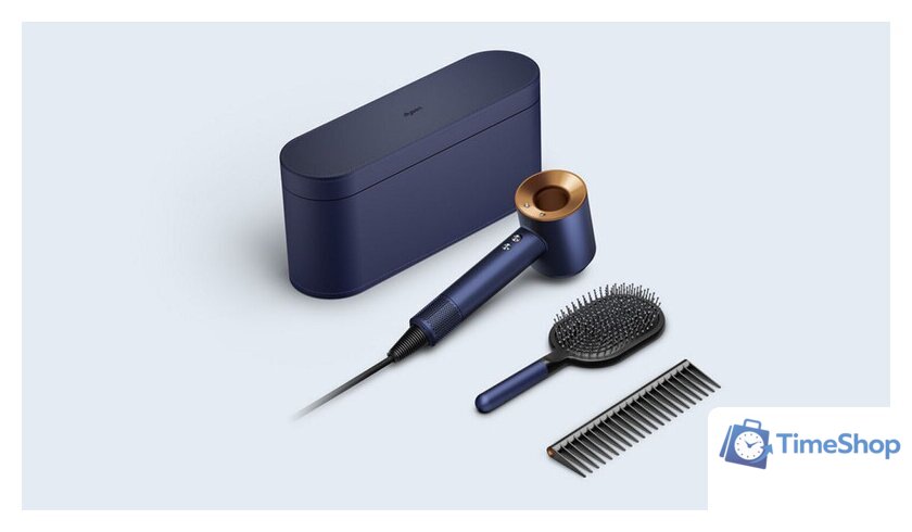 Фен Dyson HD07 Supersonic (евровилка, берлинская лазурь/медный) - Изображение №3 — Интернет-магазин Time-Shop