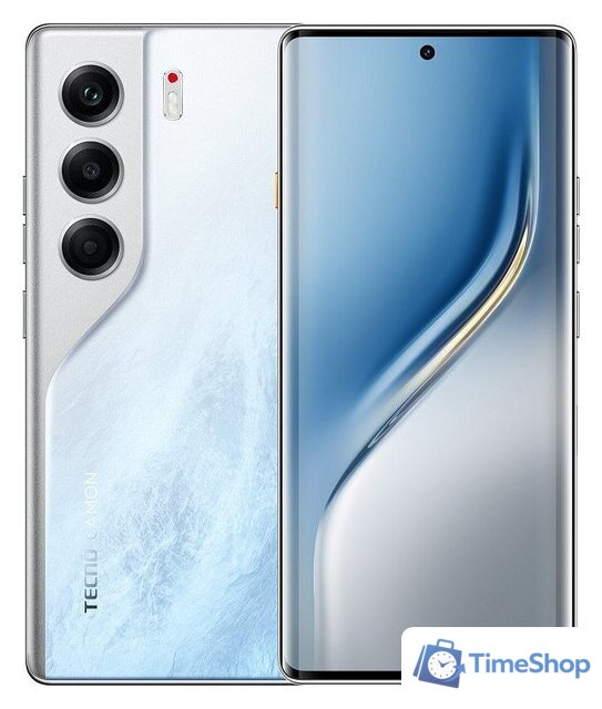 Телефон Tecno Camon 40 Pro 5G 8GB/256GB (ледяной белый) - Изображение №1 — Интернет-магазин Time-Shop