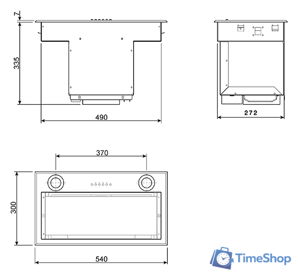Кухонная вытяжка Smeg KSEG58PXE - Изображение №4 — Интернет-магазин Time-Shop