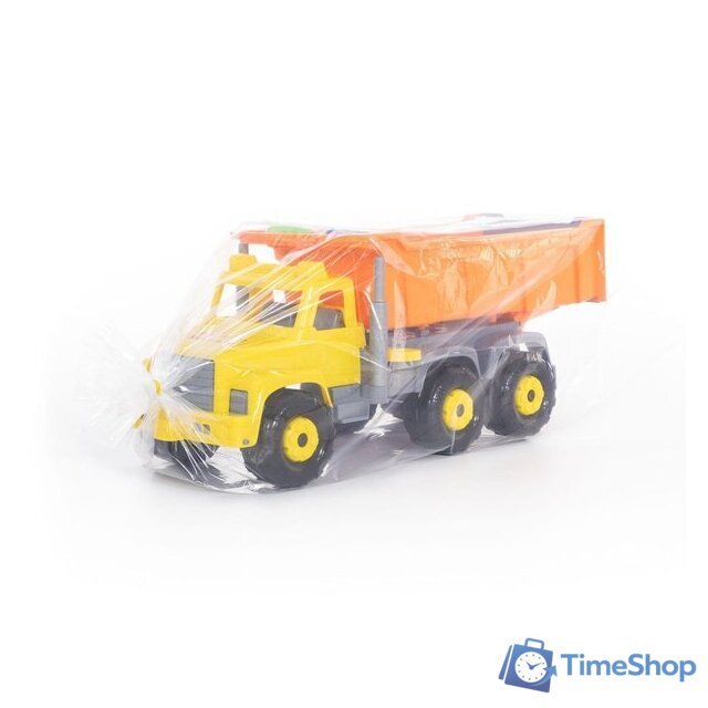 Набор Полесье Супергигант автомобиль-самосвал + лопата и грабли 5557 - Изображение №11 — Интернет-магазин Time-Shop