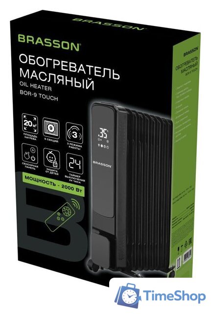 Масляный радиатор BRASSON BOR-9 - Изображение №11 — Интернет-магазин Time-Shop