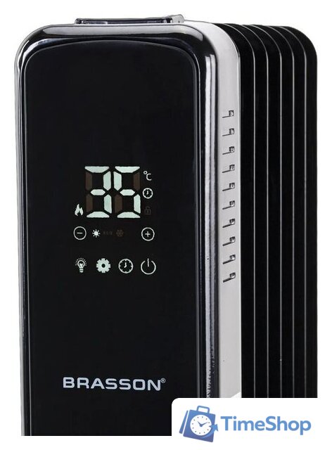 Масляный радиатор BRASSON BOR-9 - Изображение №7 — Интернет-магазин Time-Shop