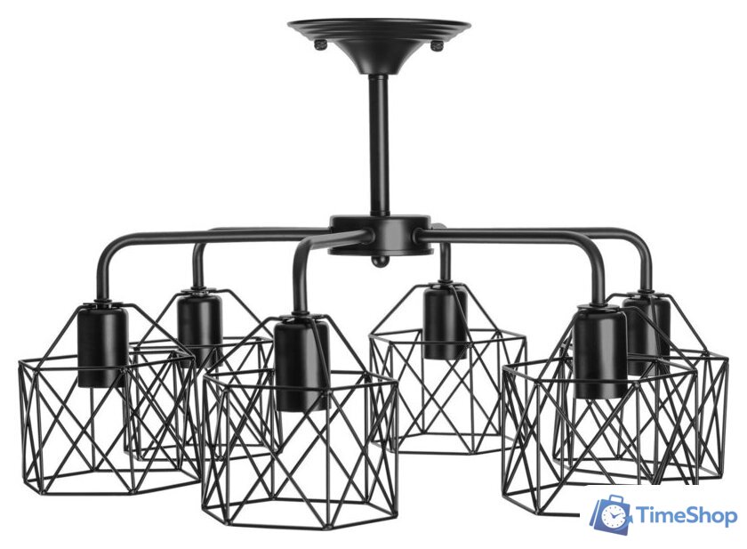 Люстра средней высоты Sundays Home KR-23 6198 (с лампами Led-Шар-deco 6шт) - Изображение №8 — Интернет-магазин Time-Shop