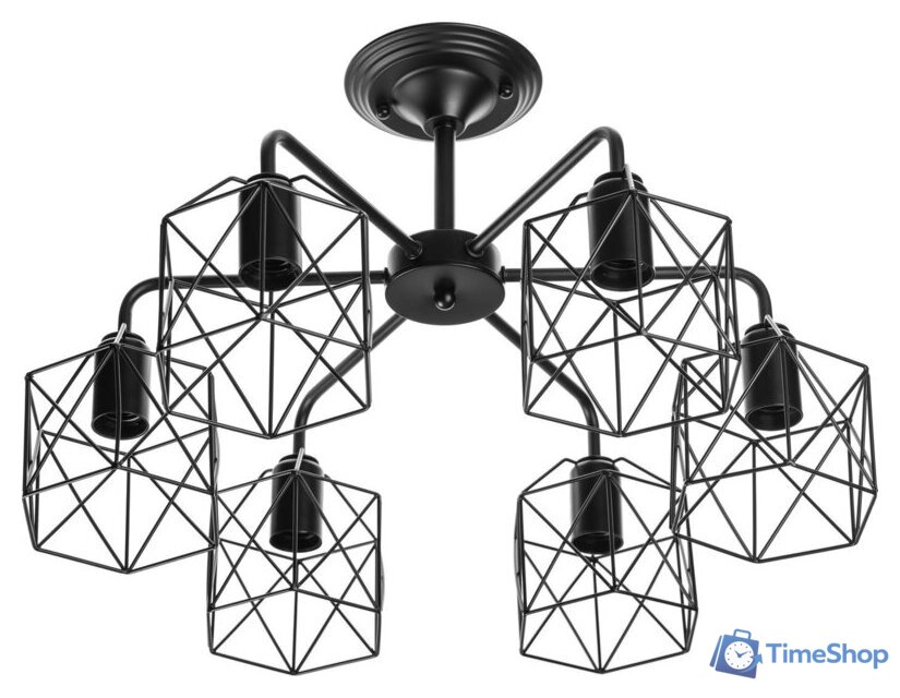 Люстра средней высоты Sundays Home KR-23 6198 (с лампами Led-Шар-deco 6шт) - Изображение №6 — Интернет-магазин Time-Shop