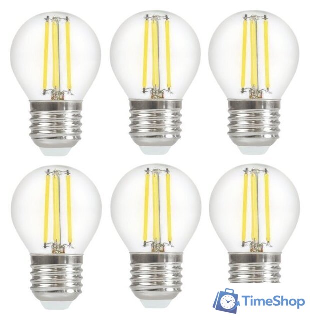 Люстра средней высоты Sundays Home KR-23 6198 (с лампами Led-Шар-deco 6шт) - Изображение №17 — Интернет-магазин Time-Shop