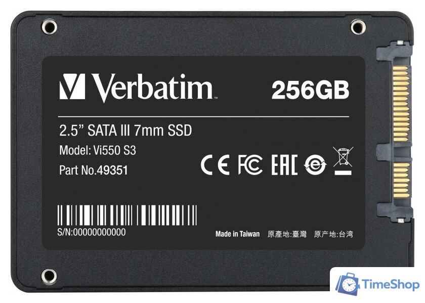 SSD Verbatim Vi550 S3 512GB 49352 - Изображение №2 — Интернет-магазин Time-Shop