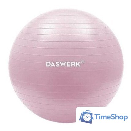 Гимнастический мяч Daswerk 680016 (розовый) - Изображение №1 — Интернет-магазин Time-Shop