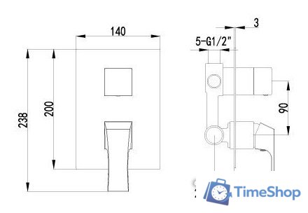 Смеситель Lemark Unit LM4527C - Изображение №2 — Интернет-магазин Time-Shop