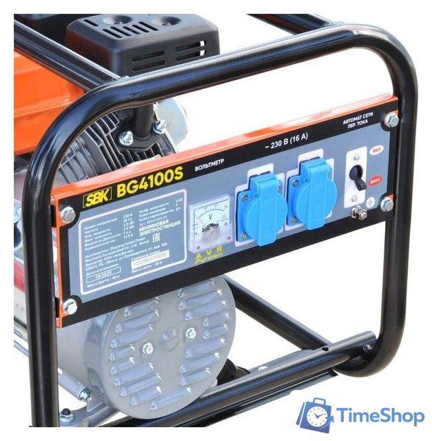 Бензиновый генератор SBK BG4100S - Изображение №3 — Интернет-магазин Time-Shop