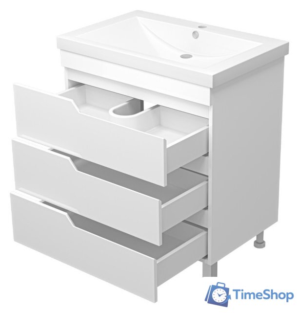  Misty Тумба под умывальник Софт 75 П-Соф-01075-0113Я - Изображение №4 — Интернет-магазин Time-Shop