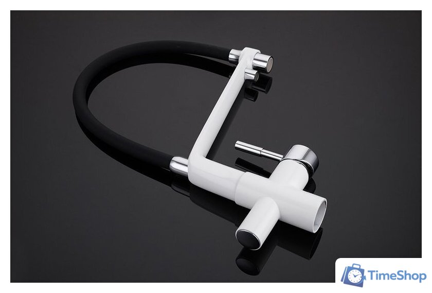 Смеситель Gappo G4398-9 (белый/черный) - Изображение №7 — Интернет-магазин Time-Shop