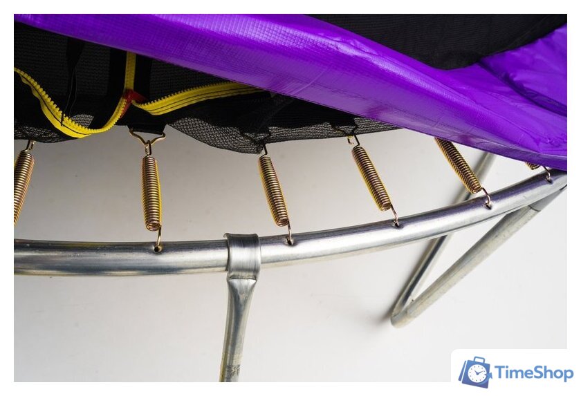 Батут Calviano Outside Master Purple 374 см - 12ft (внешняя сетка, с лестницей) - Изображение №4 — Интернет-магазин Time-Shop