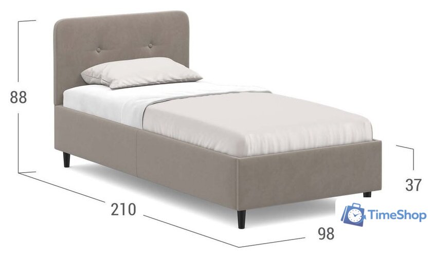 Кровать Moon Family 1253 К004714 90x200 - Изображение №9 — Интернет-магазин Time-Shop