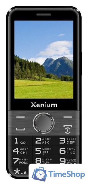 Кнопочный телефон Xenium X800 (черный/серый) - Изображение №2 — Интернет-магазин Time-Shop