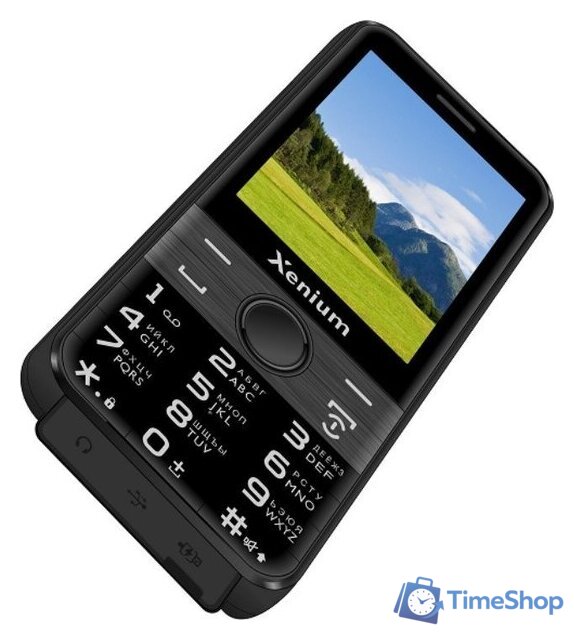 Кнопочный телефон Xenium X800 (черный/серый) - Изображение №5 — Интернет-магазин Time-Shop