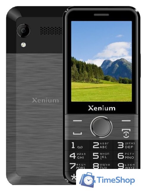 Кнопочный телефон Xenium X800 (черный/серый) - Изображение №1 — Интернет-магазин Time-Shop