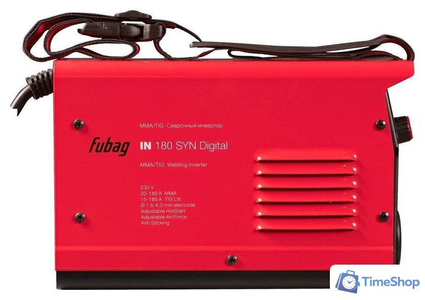 Сварочный инвертор Fubag IN 180 SYN Digital 41387 - Изображение №5 — Интернет-магазин Time-Shop