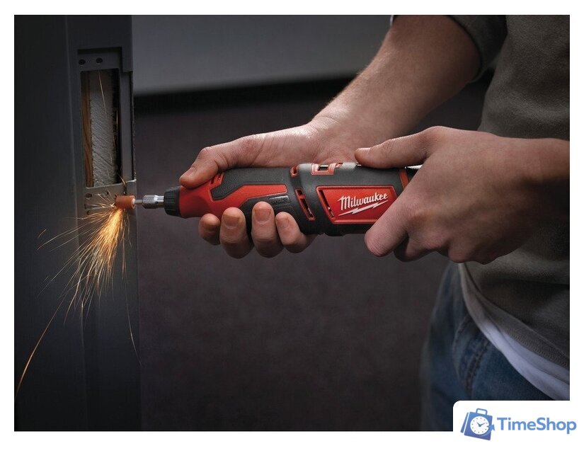 Прямошлифовальная машина Milwaukee C12 RT-0 4933427183 (без АКБ) - Изображение №2 — Интернет-магазин Time-Shop