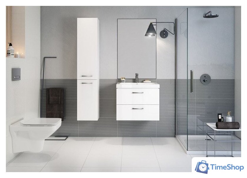  Cersanit Шкаф-пенал Lara SL-LAR/Wh - Изображение №2 — Интернет-магазин Time-Shop