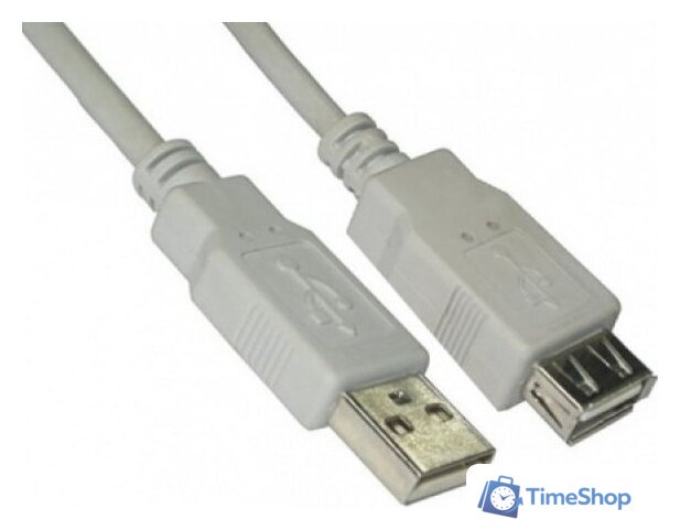 Удлинитель 5bites USB Type-A - USB Type-A UC5011-010C (1 м, белый) - Изображение №1 — Интернет-магазин Time-Shop