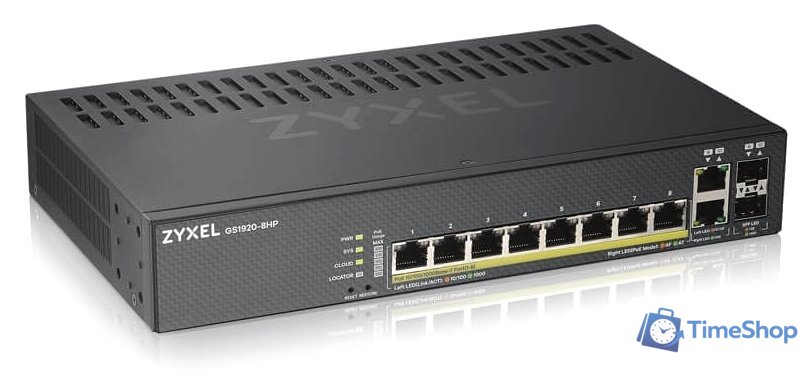 Настраиваемый коммутатор Zyxel GS1920-8HPv2 - Изображение №2 — Интернет-магазин Time-Shop