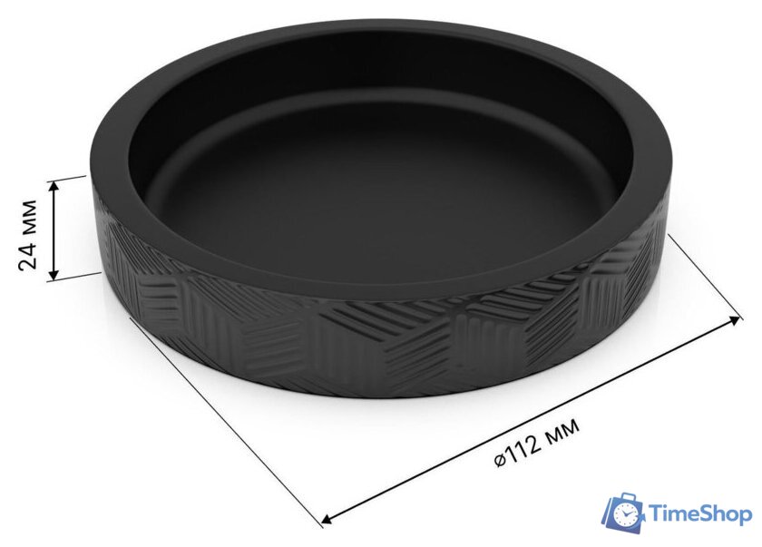 Аксессуары для ванной и туалета FORA Delicate Black (4 предмета) - Изображение №8 — Интернет-магазин Time-Shop