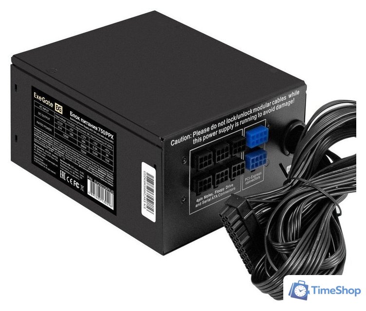 Блок питания ExeGate 750PPX EX292336RUS - Изображение №1 — Интернет-магазин Time-Shop
