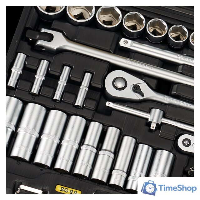 Универсальный набор инструментов Berger BG099-1214 (99 предметов) - Изображение №4 — Интернет-магазин Time-Shop